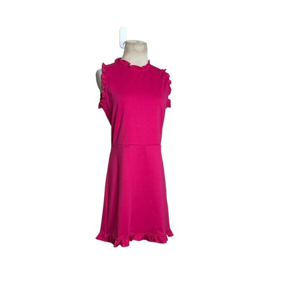 Amanda Uprichard fuchsia sleeveless sheath dress size Large - Picture 6 of 12